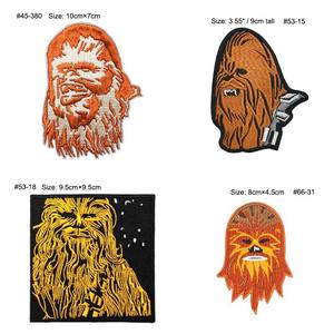 Écusson brodé <span class=keywords><strong>Star</strong></span> <span class=keywords><strong>Wars</strong></span> <span class=keywords><strong>Chewbacca</strong></span> à thermocoller/coudre pour vestes, sacs à dos, décoration DIY - Product Image 1