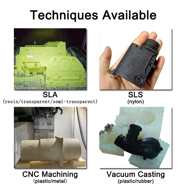 Layanan Cetak 3D Kustom Prototipe Logam Plastik ABS, Suku Cadang Pencetakan 3D Resin Bening, Layanan Pencetakan 3D Prototipe Cepat SLS/SLA