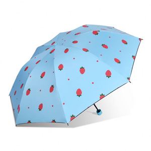 Parapluie promotionnel imprimé sur demande, entièrement personnalisé avec logo, compact, portable, résistant à la pluie et au vent, avec logo - Product Image 1