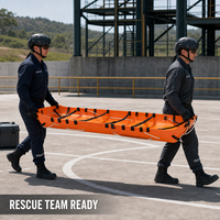 Brancard de sauvetage portable à large application pour les opérations de sauvetage d'urgence en milieu urbain et en altitude, et pour les opérations de lutte contre les incendies