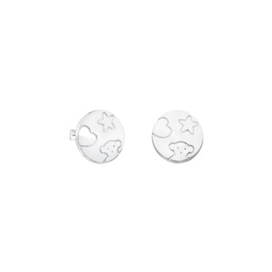 Pendientes Touses Dainty Bear Outline, Chapados en Oro, Hipoalergénicos, Joyería Fina de Primera Calidad, Pendientes para Uso Diario - Product Image 5