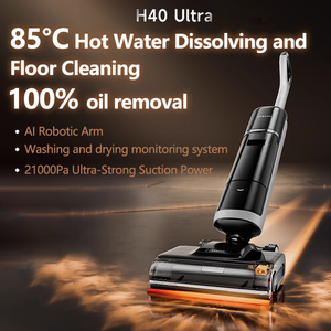 Aspirateur vapeur humide et sec Dreame H40 Ultra H15 Pro Heat 85, <span class=keywords><strong>machine</strong></span> de <span class=keywords><strong>nettoyage</strong></span> de sols avec fonction d'auto-<span class=keywords><strong>nettoyage</strong></span> à l'eau chaude 100° - Product Image 2