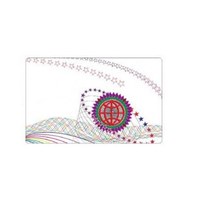 Datacard 504935-006 Duraguard Laminate Holographic Clear 350 impressions/rouleau 24 mm 0,6 mil d'épaisseur 110x300 mm SP75 SP75Plus Carte PVC