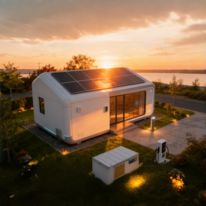 Casa Cápsula Inteligente: Mini Casa Prefabricada con Paneles Solares y Cargador <span class=keywords><strong>para</strong></span> Vehículos Eléctricos - Product Image 5