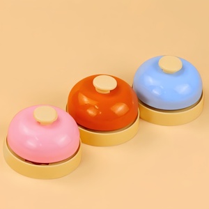 Campana de Adiestramiento para Perros, Mecánica, de Plástico, para Mascotas, Gatos, Cachorros, Entrenamiento para Ir al Baño, Botón Ajustable para la Puerta, Suministros de Adiestramiento para Comer - Product Image 1