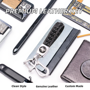 Porte-clés de luxe en cuir PU, élégant et durable, écologique, pour accessoires automobiles - Vente en gros ETE Premium - Product Image 2