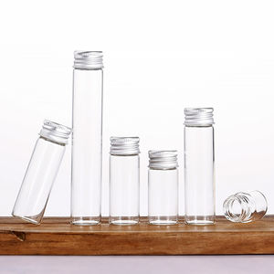 Tubes en verre pour voyage et affichage de taille personnalisée résistants aux enfants avec couvercles à vis - Product Image 2