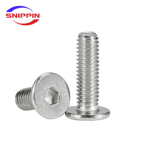 304 thép không gỉ m2m2.5m3m4m5m6m8m10 siêu mỏng đầu bu lông siêu mỏng phẳng Wafer vít Allen hình lục giác siêu thấp Hex số liệu - Product Image 2