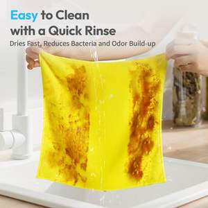 보푸라기 없는 200gsm-400gsm 극세사 천 도매 30x40cm 다용도 극세사 청소 타월 걸레 - Product Image 2