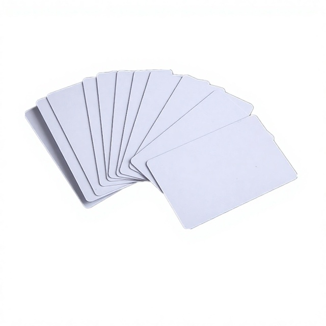 Blank White PVC NFC Smart Cards Equipped With NTAG213/215/216 Chip Programmable Rewritable RFID Card for Access Management