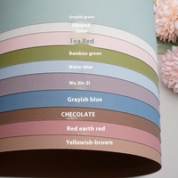 Papier cartonné épais Molandi A3/8K/4K en PE biodégradable, gris bleu, pour loisirs créatifs, grandes couleurs macaron, A4 vert rigide