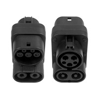 Adaptateur de charge rapide CCS1 vers CCS2 250 kW 250 A 1000 V CC avec protection IP54 pour véhicules électriques européens – Nouveau