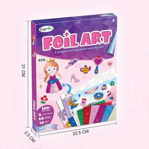 Kits de Arte con Láminas para Niños, Kits de Manualidades con Impresión en Lámina, Juguetes de Viaje para Niños y Niñas Kit de Pintura con Láminas - Product Image 6