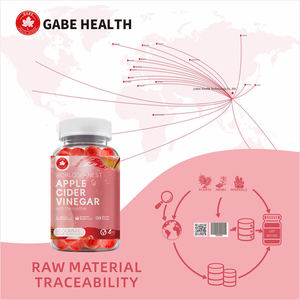 Gummies à croquer au vinaigre de cidre de pomme (ACV) à marque privée, emballage personnalisé, supplément d'extrait de vinaigre de cidre de pomme brut pour une gestion saine du poids et un regain d'énergie - Product Image 4