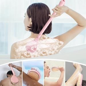แปรงขัดผิวปรับได้ 3-in-1 สำหรับอาบน้ำ ใช้ได้ทั้งแบบเปียกและแห้ง แปรงขนแปรงสำหรับอาบน้ำ แปรงอาบน้ำด้ามยาว - Product Image 6