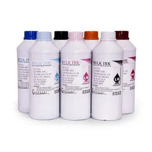 Guangzhou 1000 Ml CMYK LC LM Sublimasi Tinta 1L 6 Warna Dye Panas Mentransfer Tinta untuk Epson DX5 DX7 5113 printhead R1800 7600 Printer