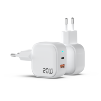 Pengisi Daya 20W PD dengan Steker India Ramah Lingkungan Pengisian Cepat 20W untuk iPhone 15 & 16 dengan Perlindungan OTP & OVP
