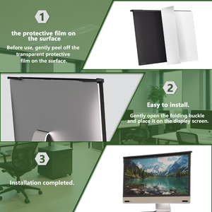Màn hình riêng tư 21.5 inch có thể gập lại Phụ kiện treo chống gián điệp chống ánh sáng xanh từ bên trong bảo vệ màn hình chất lượng cao - Product Image 4