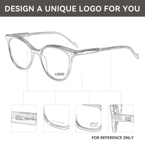 Cao cấp Acetate khung Quang Phong Cách Full-rim khung với mùa xuân bản lề biểu tượng tùy chỉnh và thoải mái phù hợp cho mặc hàng ngày - Product Image 4