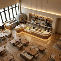 Comptoirs de bar de style anglais en marbre à surface solide, durables, écologiques, de conception personnalisée, modernes, pour restaurants et services commerciaux, à vendre