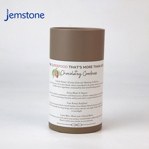 Empaquetado en Tubo de Papel Cilindro para Mezclas de Té Natural, Reciclable y Hermético, Empaquetado en Tubo de Cartón para Té en Polvo y Hojas Sueltas - Product Image 3