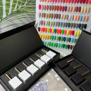 ชุดน้ำยาทาเล็บเจลแบบแช่ฐานน้ำยาทาเล็บ esmalte UV สำหรับบรรจุขวดแบบ DIY โลโก้ออกแบบได้ตามที่ต้องการ - Product Image 1