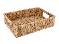 Paniers en osier pour le rangement avec poignées intégrées, panier de rangement tissé à la main
