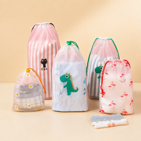 Sac de rangement étanche en gros avec cordon de serrage, pochette en plastique personnalisée pour la maison et les voyages