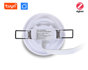 ACP-1008ZB Tuya <strong>Zigbee</strong> 12-24VDC PIR Motion &amp; Position Sensor 8m <strong>Range</strong> 360&deg; Micro-Movement Detection Low Profile Occupancy Sensor - Product Image 6