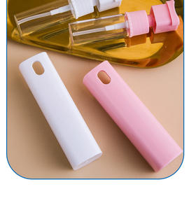 Toppic 10Ml मिनी वर्ग काले सफेद के साथ इत्र स्प्रेयर बोतल कांच की बोतल प्लास्टिक कॉस्मेटिक शराब कलम जेब Sanitiser स्प्रे - Product Image 1