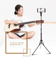Support de studio photographique Softbox avec support de lumière de 2M et support de trépied pour appareil photo à ampoule champignon professionnel