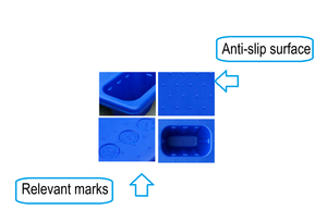 תעשייתי כבד מעור פלסטיק ממוחזר (hdpe) 2-כיווני כניסה עמיד לטמפרטורה נמוכה עבור אחסון קר - Product Image 6
