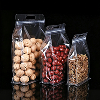 Sachet d'emballage de café personnalisé à huit soudures latérales, qualité alimentaire, thermoscellable, en feuille d'aluminium, refermable avec fermeture éclair et valve, pour grains de café moulu