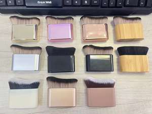 แฟชั่นใหม่คาบูคิเวฟแปรงรองพื้นไฟฟ้าจับแบนหัวของเหลวบีบีครีมแปรงแต่งหน้าเดี่ยวแปรงร่างกาย - Product Image 6