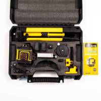 Niveau laser vert portable de petite taille 4D 16 lignes pour bricolage en extérieur, auto-nivelant à 360 degrés, professionnel, prix, ensembles d'outils de nivellement