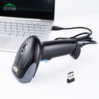 Escáner de Código de Barras Inalámbrico Portátil 1D 2D QR USB, Lector de Largo Alcance con 2 Años de Garantía, para Inventario de Almacén