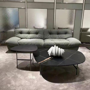 फ्रेंच क्लाउड सोफा बैक्सटर इतालवी लाइट लक्जरी छोटे अपार्टमेंट रहने वाले कमरे के नीचे सुपर नरम आलसी नordic कपड़े सोफे - Product Image 4