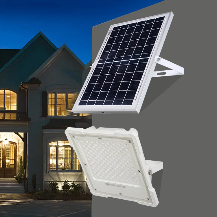 Remote Control Smd2835 Abs Ip67 Waterproof Led Flood Lamp Outdoor 25w 50w 100w 150w 200w 300w Solar Flood Light