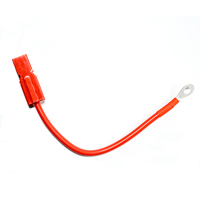 Kit de câbles de batterie audio pour voiture avec porte-fusible - Câble d'alimentation rouge et noir pour l'installation d'un amplificateur et d'un caisson de basses - Amélioration 12V pour véhicule