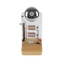 Appareil d'enseignement de la physique Modèle de cloche électrique éducatif avec base en bois
