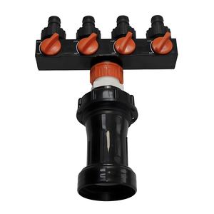 Collecteur d'irrigation à 4 sorties pour baril <span class=keywords><strong>de</strong></span> <span class=keywords><strong>pluie</strong></span>, 50 pièces, adaptateur IBC avec vannes d'arrêt indépendantes - Product Image 2
