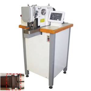 Programmable Industrial Lockstitch <b>Sewing</b> Machine <b>for</b> Leather Belt with Motor Gear High-Speed Computerized Operation - Product Image 1