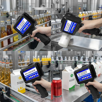 Imprimante jet d'encre portable 12,7 mm à prix abordable pour codes QR, codes-barres, logos, dates d'expiration et numéros de lots – Nouveauté, garantie 6 mois