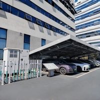 Borne de recharge rapide DC 60/80/120kW solaire avec BESS CCS1/CCS2/CHAdeMO, écran LCD publicitaire, sur pied, pro hors réseau