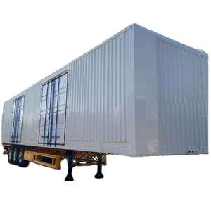 Semi-remorque Chitu 53 pieds, fourgon sec fermé, 3 essieux, capacité de charge de 70 000 kg, semi-remorques en acier à vendre - Product Image 1