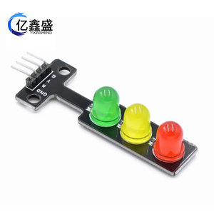 YIXINSHENG โมดูลไฟจราจร LED 5V สีแดงสีเหลืองสีเขียวตัวบ่งชี้สัญญาณสำหรับชุดการเรียนรู้การเขียนโปรแกรมอิเล็กทรอนิกส์ - Product Image 2
