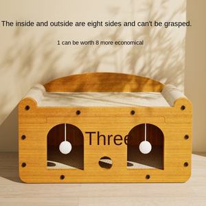 Planche à gratter universelle de luxe quatre saisons nid-corps résistant à l'usure miettes griffe maison Halloween Carton Style résistant aux rayures - Product Image 4