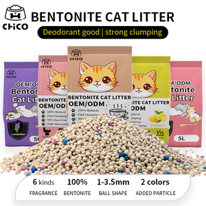 Arena para Gatos de Bentonita Blanca OEM, Inodora, Sostenible, de Aglutinación Rápida, Venta al por Mayor a Granel, Productos para Mascotas - Product Image 5