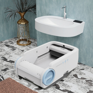 Caja de arena <span class=keywords><strong>para</strong></span> <span class=keywords><strong>gatos</strong></span> autolimpiante de fácil limpieza con protección múltiple antipellizcos de bajo ruido - Product Image 4