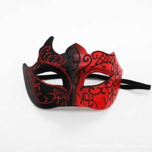 Venta al por mayor <span class=keywords><strong>Dropshipping</strong></span> Halloween Carnaval Mujer Media cara Mascarada Máscaras sexy Encaje negro para uso en fiestas - Product Image 6